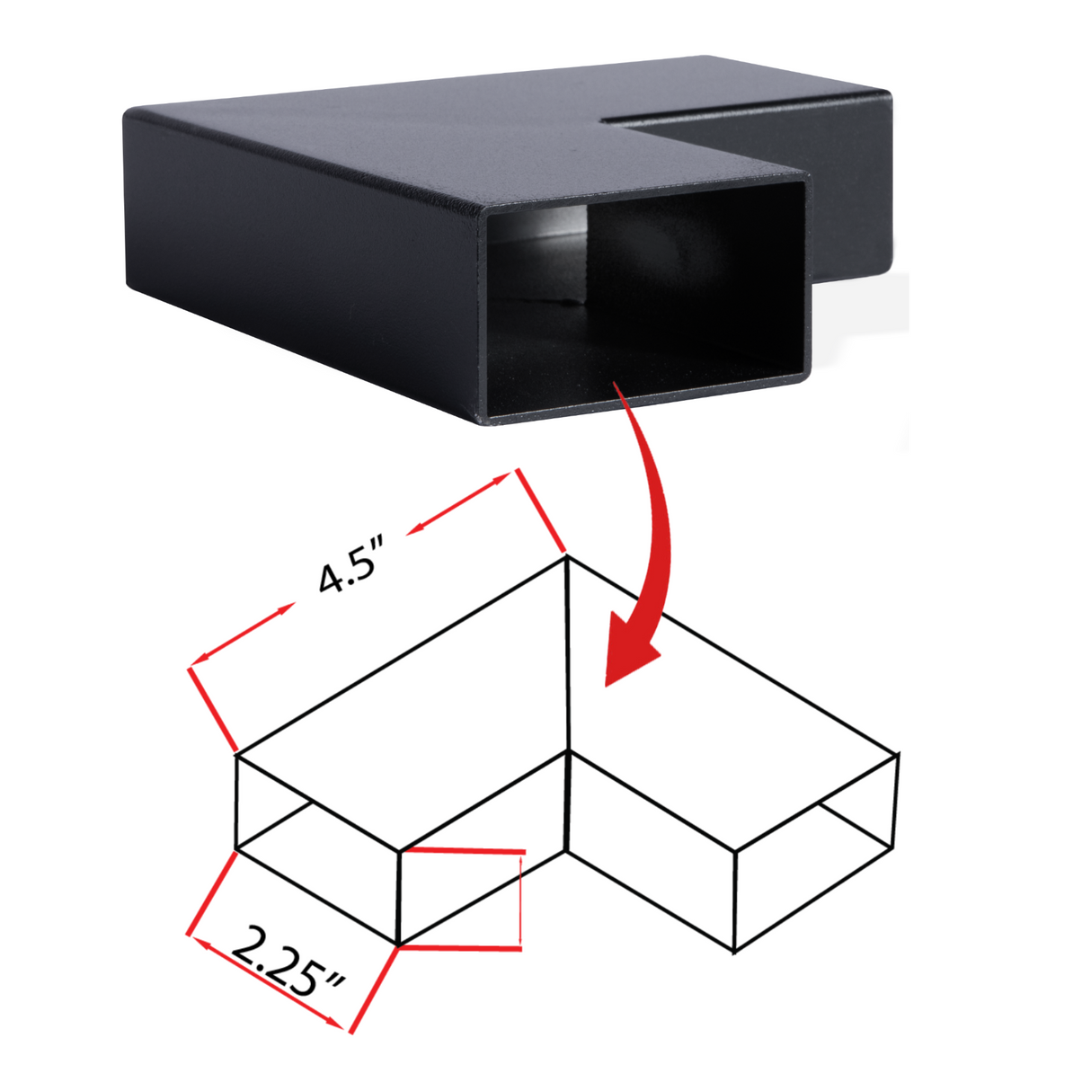 Handrail Corner Connector