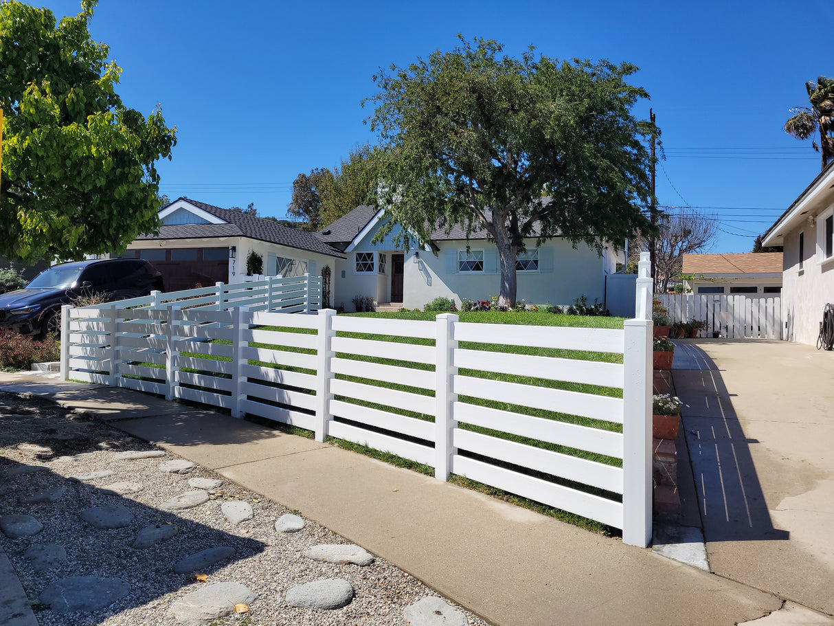 Vertical W/ Horizontal picket Railing – Miami