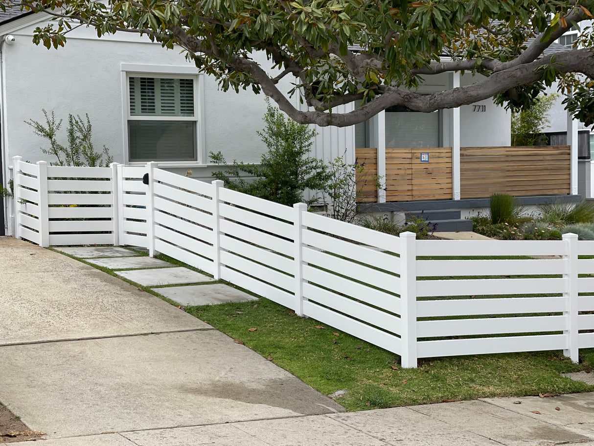 Vertical W/ Horizontal picket Railing – Miami