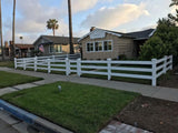 Horizontal Modern – Ranch Rail Style – 1” x 6” pickets - Laguna
